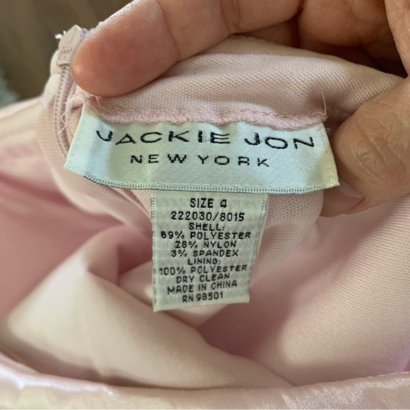 Jackie Jon pink midi skirt sz 4 - Picture 5 of 6